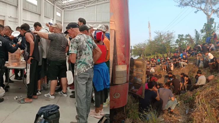 Hallan a más de 600 migrantes en Veracruz y Edomex