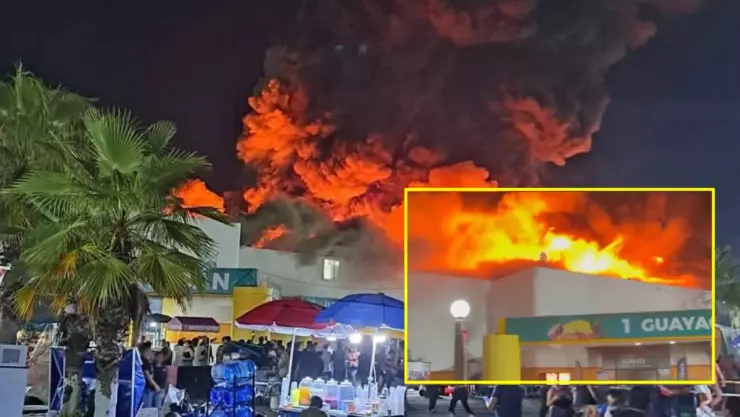 Incendio feria de Tabasco
