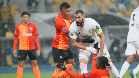Real Madrid cae ante el Shakhtar Donetsk