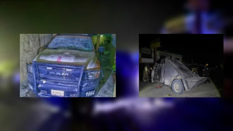 Las autoridades aseguraron autos “monstruos”.