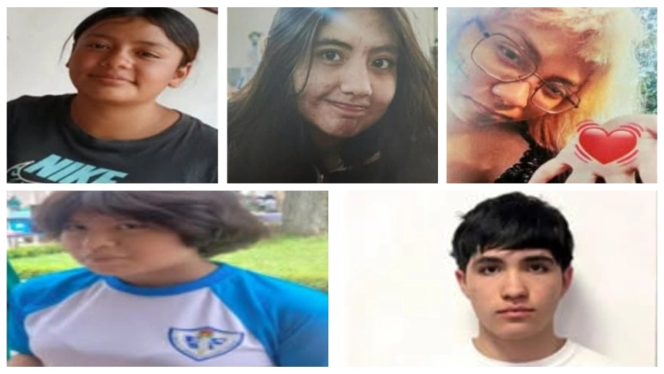 Cinco menores están desaparecidos en CDMX