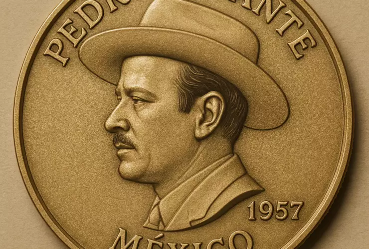 moneda Pedro Infante