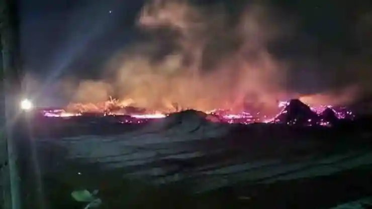 FOTOS_ Fuerte incendio en Sisal genera preocupación