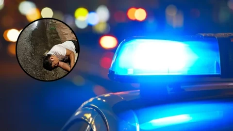 Movilización policiaca por hombre tirado en Circuito Colonias; creyeron que estaba MUERTO… y no