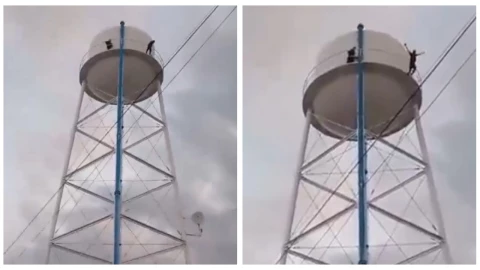 Muere joven en Tecámac tras lanzarse desde un tanque de agua elevado