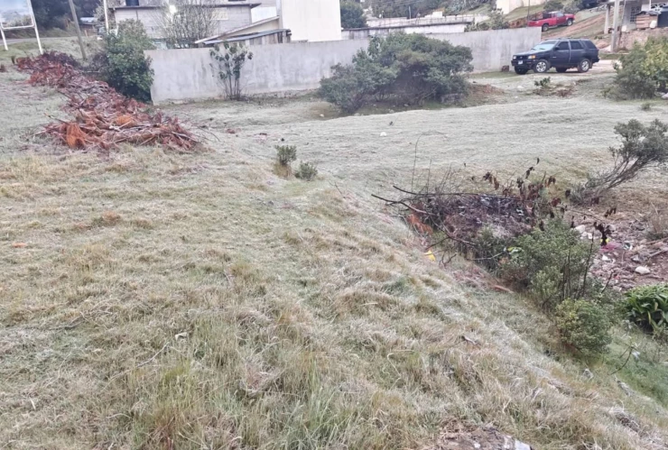 Caída de hielo en Pinal de Amoles
