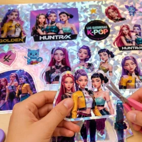 /estilo-de-vida/3-plantillas-estampillas-brillantes-las-guerreras-k-pop