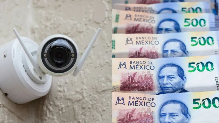 colocación de cámara de seguridad