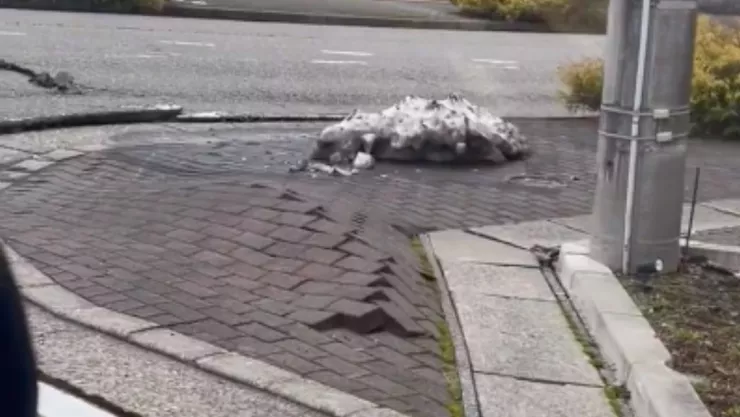 Momentos del sismo en Japón 2024