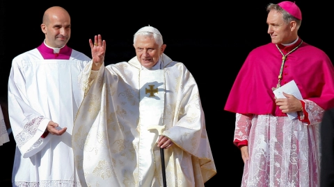 El Papa Benedicto XVI estuvo al frente del Vaticano entre 2005 y 2013