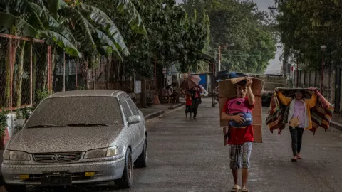 Taal Volcano Erupts In The Philippines