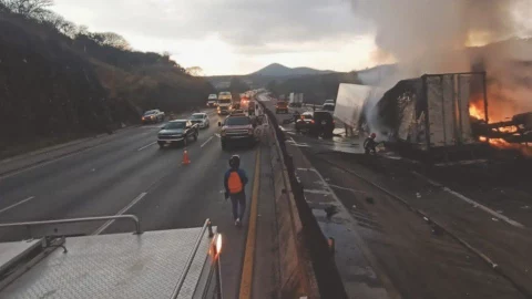 Aaccidente en la México-Querétaro