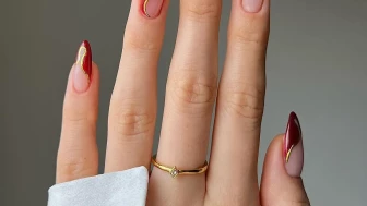 39 ideas de uñas rojas para Navidad