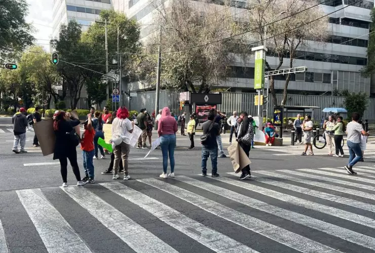 Bloqueos y manifestaciones en CDMX