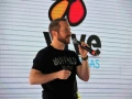 Adrián Salama durante su participación