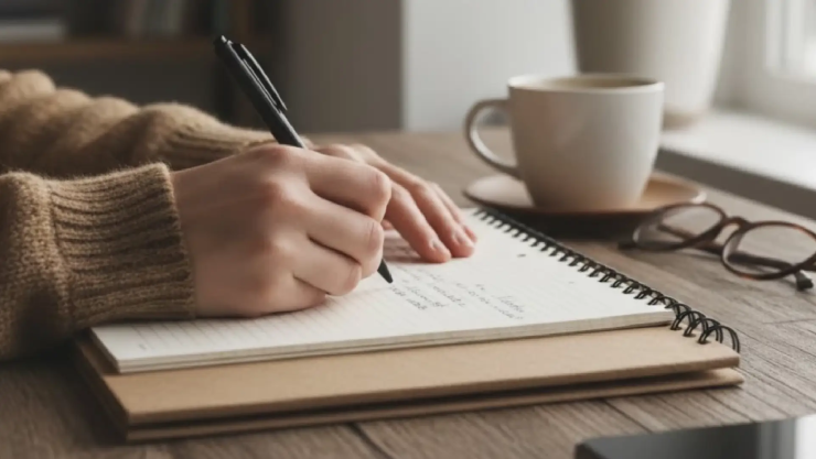 ¿No sabes qué escribir en tu journal? Usa este journaling prompt HOY, lunes 8 de diciembre de 2025
