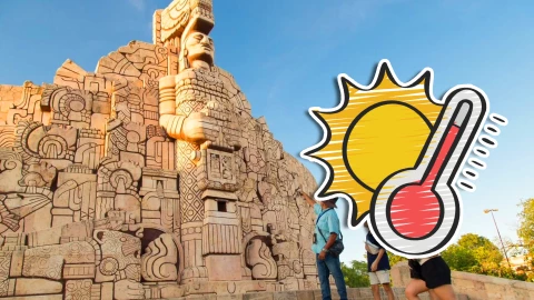 ¿Se mantiene el bochorno_ Este es el clima en Mérida, Yucatán, HOY 9 de marzo de 2026.webp