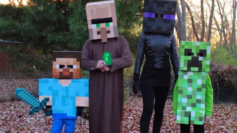 Las mejores ideas de disfraces de Minecraft para Halloween