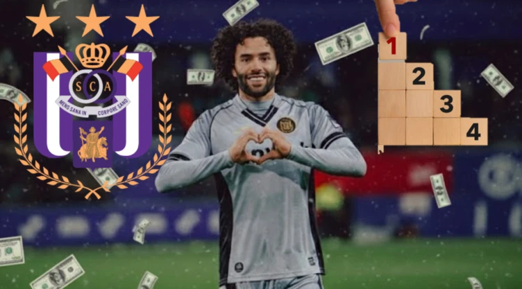 ¡Inmenso! El lugar de privilegio que ocupa César Huerta entre los mejores pagados de Anderlecht