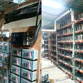 foto de computadoas para minar criptomonedas.