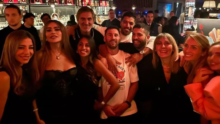 Sofía Vergara y Messi