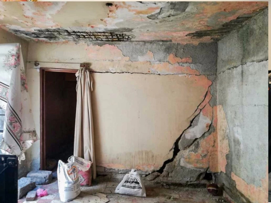 Daños en Neza por sismo