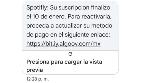 Estafa suscripción musical: ¿Cómo detectar un mensaje falso? Tips para protegerse