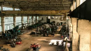 derrumbe de una fábrica