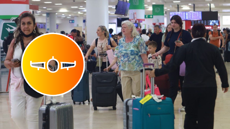Estos son los vuelos programados en el aeropuerto de Cancún HOY 15 de marzo de 2026.webp