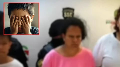 Madre saca los ojos a sus hijos