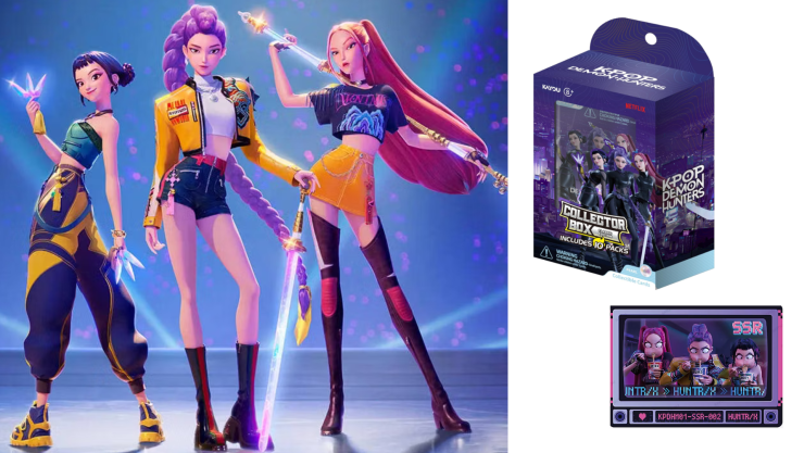 3 sets de tarjetas coleccionables de Kpop Demon Hunters; ideales para regalar a un fan de las Guerreras Kpop