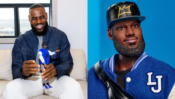Presentación figura Barbie de LeBron James