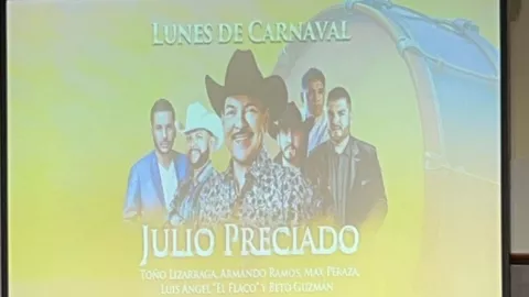 Julio Preciado y amigos en el Carnaval de Mazatlán 2026..jpg