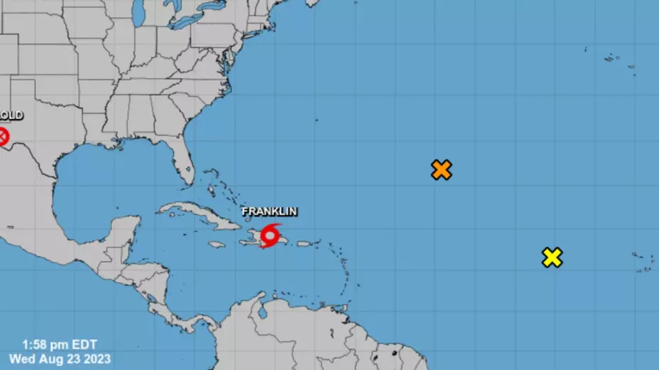 ¿Qué países afectará la tormenta tropical “Franklin”?