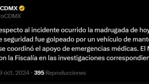 Metro CDMX muere policia en Linea A