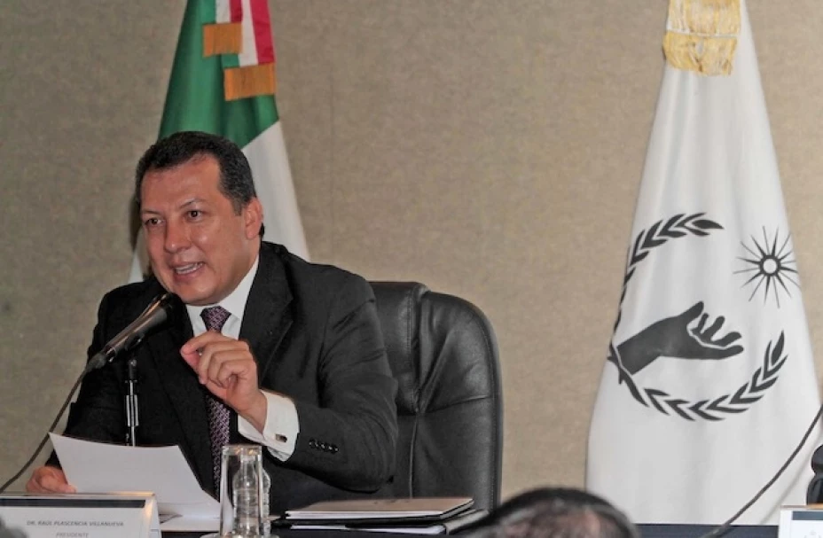 El presidente de la Comisión Nacional de los Derechos Humanos, Raúl Plascencia Villanueva