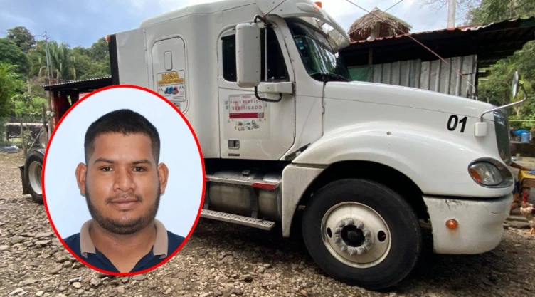 Hugo Alexander Martínez fue reportado como desaparecido cuando conducía un tráiler