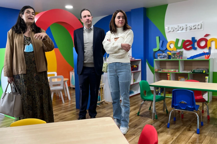 La primera Ludoteca del Juguetón Azteca se inauguró.