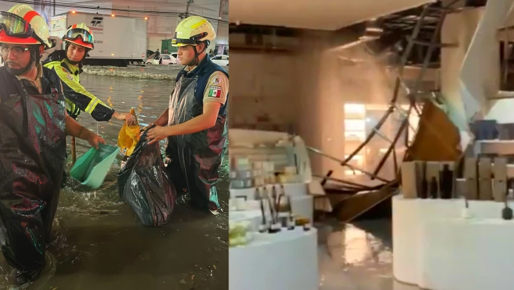 La lluvia de la noche del 18 de julio dejó severas afectaciones en la cuidad de León, Guanajuato