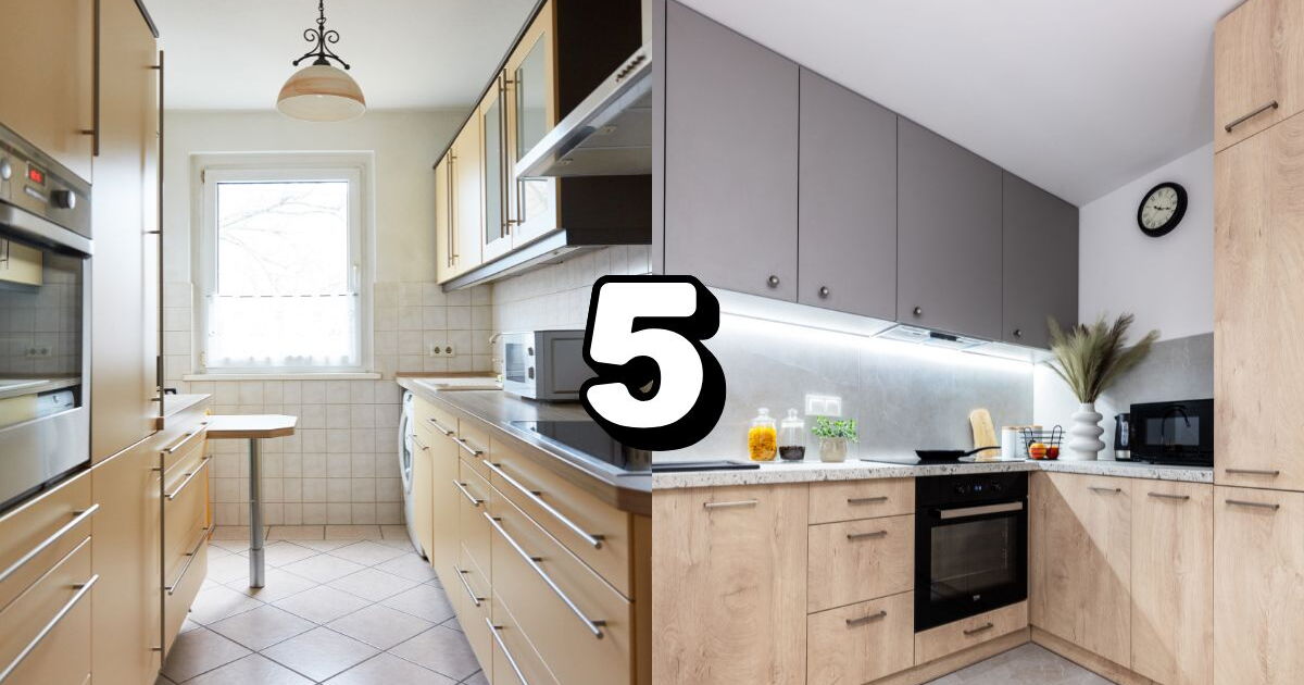 5 claves para decorar una cocina estrecha y hacerla más linda