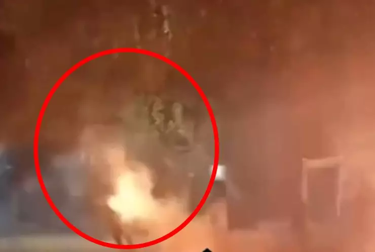 Explosión pirotecnia