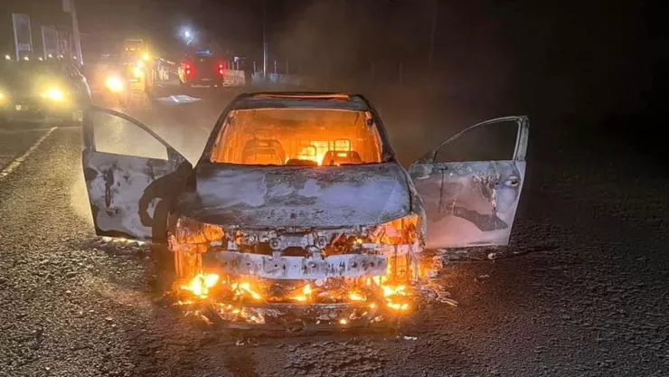 Alerta en Jalisco por quema de vehículos y bloqueos