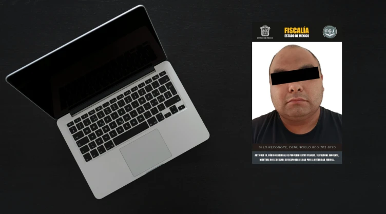 Un hombre que al parecer almacenaba fotos de menores fue detenido en Edomex.