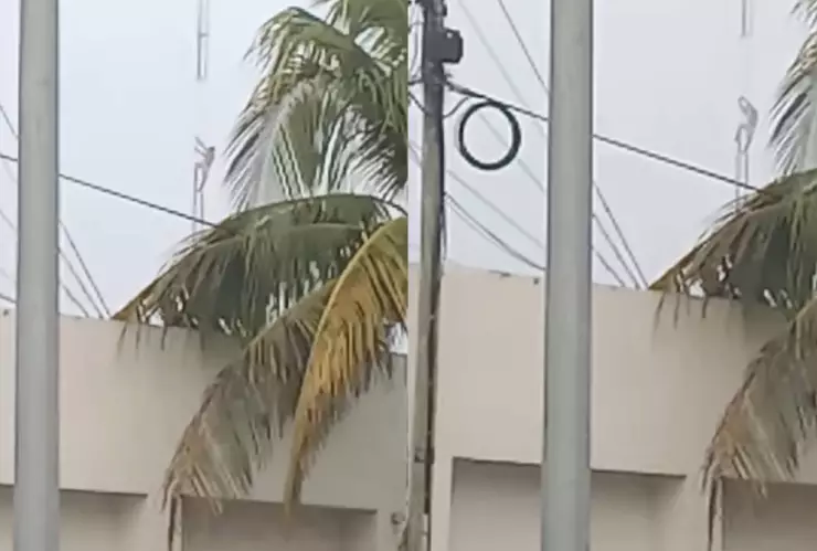 Hombre continúa en torre de comunicaciones en Chetumal.jpg