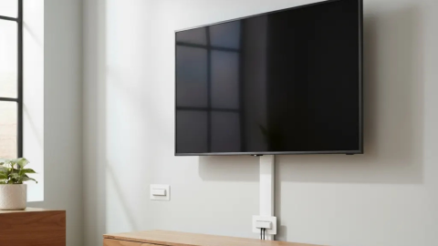 Cubiertas adhesivas - ideas fáciles para ocultar los cables de tu televisor
