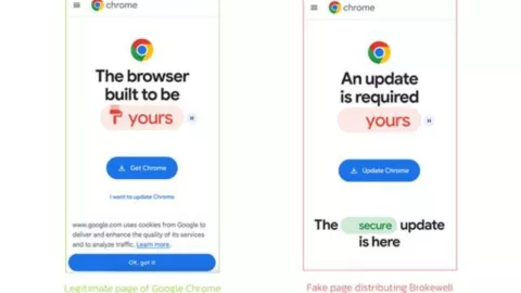 Alertas de actualización de Chrome