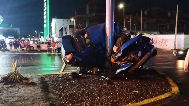 Accidente en Avenida Rafael Cuervo