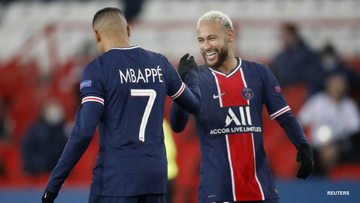 Neymar y Mbappé