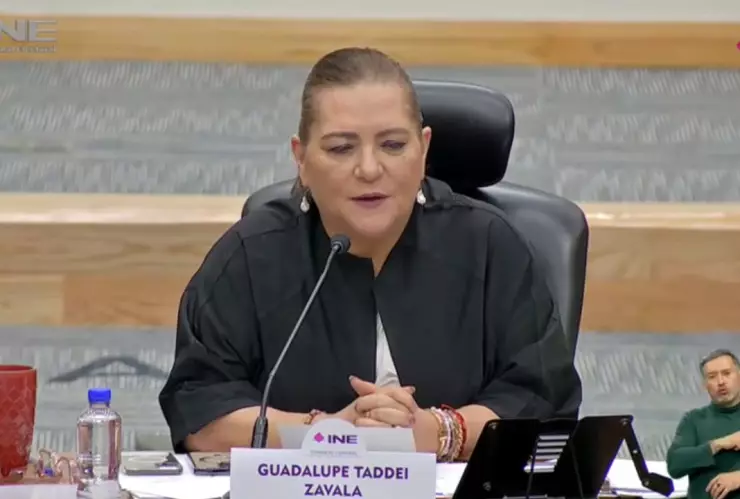 Guadalupe Taddei, presidenta del INE.