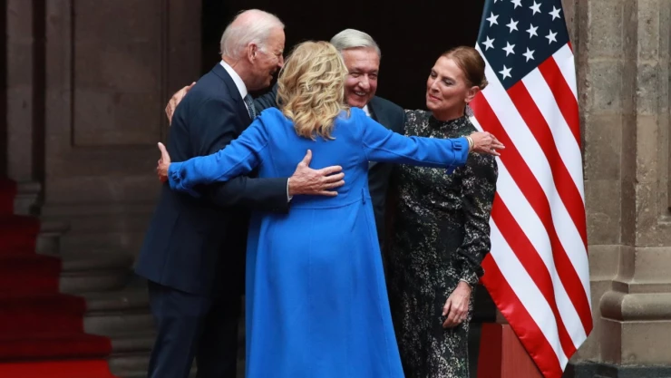 Así fue como se “rompió” el protocolo durante la reunión AMLO-Biden